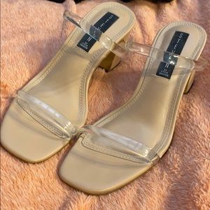 Clear strap Steve Madden Heels